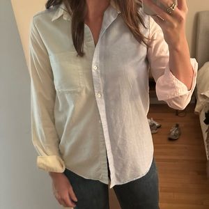Sezane multi color button down